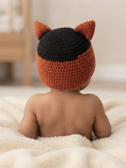 Handmade Crochet Owl Beanie for Babies & Toddlers